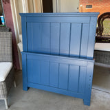 Pair of Navy Twin Beds