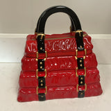 Ceramic Red Purse