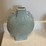 Blue Crackled Vase