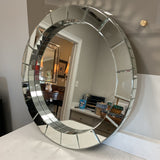 Round Mirrored Framed Mirror