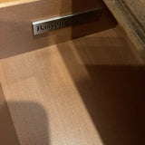 Bassett End Table w/Glass Shelves