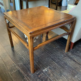 Wellington Hall Square End Table As Is