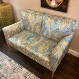 Blue and Green Settee