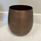 Pebbled Copper Planter