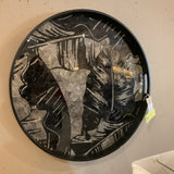 Gold & Black Abstract Tray (R)