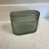 Glass Trinket Box w/Lid