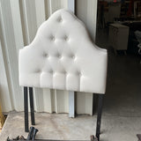 Pair of Twin Headboards with Metal Frames