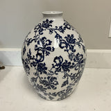 Blue & White Ceramic Jar