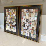 Pair of Scotch Whisky Labels Art
