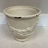 Floral White Planter