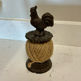 Cast Iron Rooster String Holder