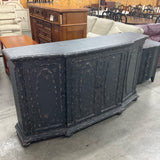 Distressed Black Buffet