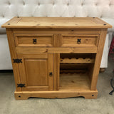 Pine Wine Cabinet