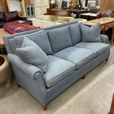 CR Laine Blue Sofa w/Performance Fabric