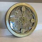 Round Metal Mirror