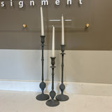 Set of 3 Pottery Barn Pillar Candle Holders