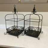 Pair of Southern Living Centerpiece Basket