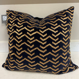 Blue & Gold Haverty's Pillow
