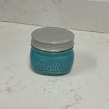 Blue Salt Jar with Lid