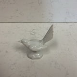 White Porcelain Bird Figurine