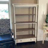 Two-Tone Open Bookshelf