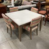 Bassett Bench Made Table with 4 Chairs