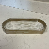 Gold & White Tray