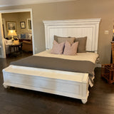King Bed with Storage Footboard