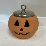 Jack O' Lantern w/ Silver Lid