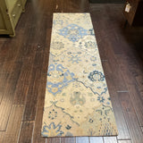 Safavieh Blue and Ivory Glamour Collecttion Runner