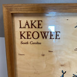 Nautical Wooden Lake Keowee Framed Art