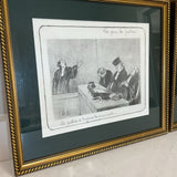 Pair of "Les Gens de Justice" Prints