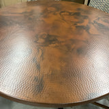 Haverty's Canyon Copper Top Table with 6 Stools