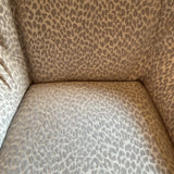 Pair of 2 Chairs w/Leopard Slipcovers