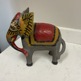 Hand Painted Ceramic Elephant Bank