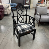 Black Fretwork Chair