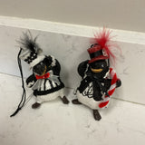 Pair of Penguin Ornaments