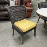 Braxton Culler Concrete Table with 10 Chairs As Is