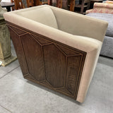 NEW Sullivan Swivel Chair with Wood Back