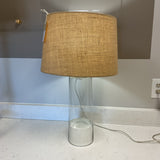 Lamp W/ Burlap Shade(R)