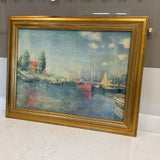Red Boats at Argenteuil by Claude Monet