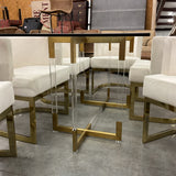 Juliana Acrylic Table w/6 Chairs