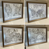 Set of 4 Uttermost Map Prints