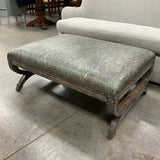 Custom Our House Leather Ottoman