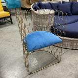 Metal Scalloped Chair