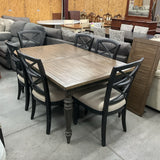 Liberty Dining Table with 6 Chairs & 1 Leaf