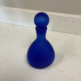 Cobalt Blue Bottle w/Lid