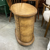 3-Drawer Oval Chest