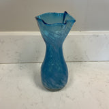 Blue Handblown Glass Vase