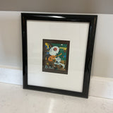 Joan Miro Framed Art Card "Dutch Interior"